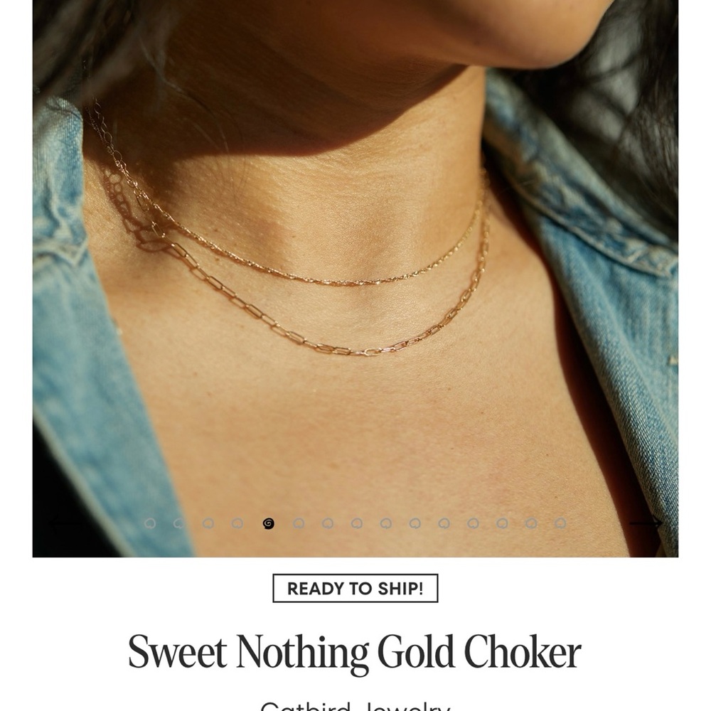 Catbird Sweet Nothing Choker Necklace
